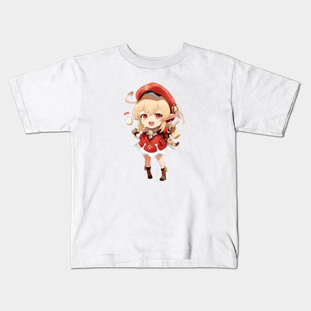 Klee Genshin Impact Kids T-Shirt by Anime Access